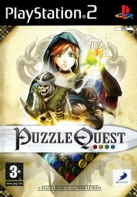 Puzzle Quest: Challenge of the Warlords PAL Playstation 2  box art